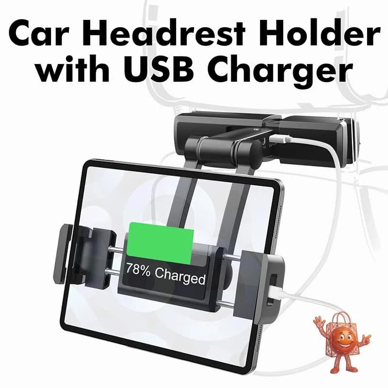 Foldable Car Tablet Holder with USB Charging - Honest Review