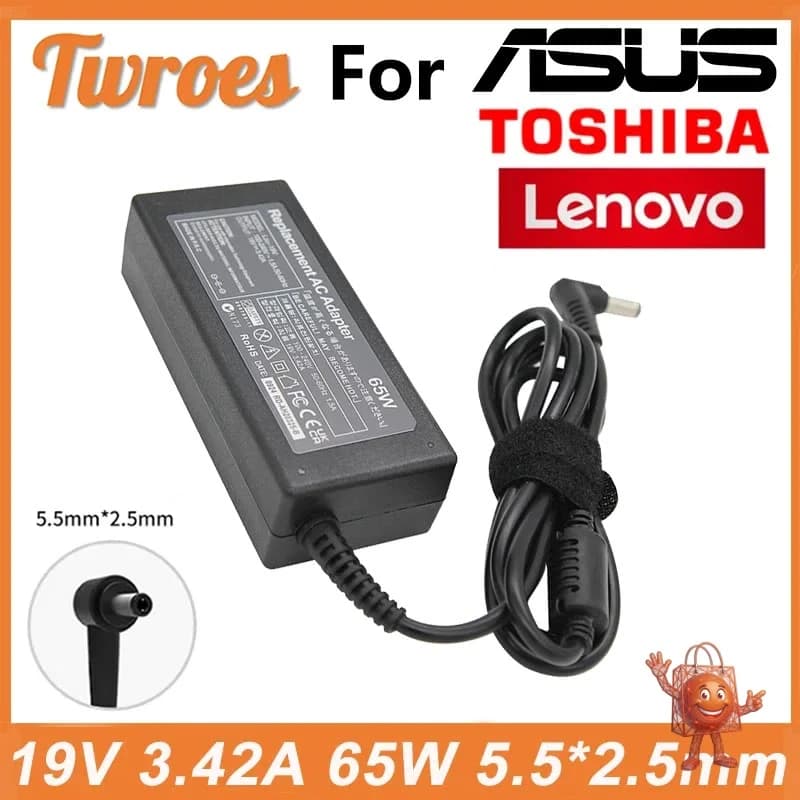 מטען למחשב נייד 65W אסוס/טושיבה: בדיקה אמיתית אחרי שבועיים