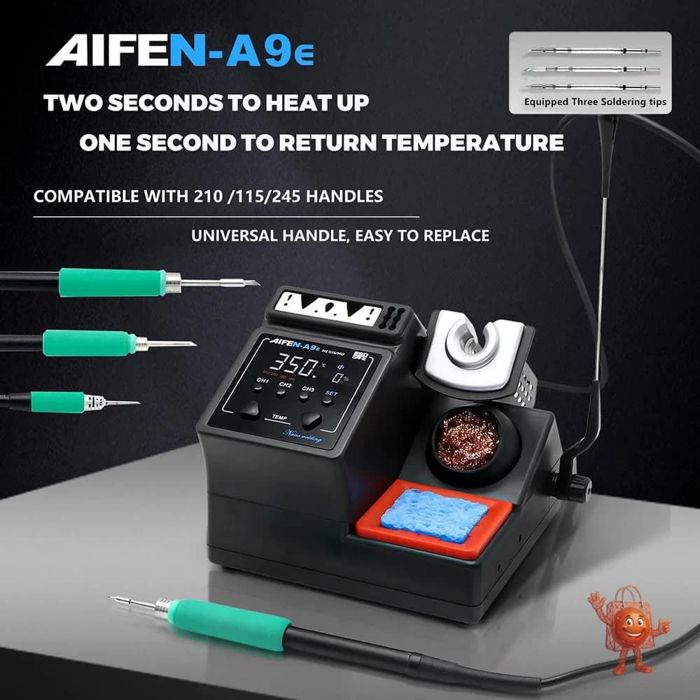 תחנת הלחמה AIFEN A9E: בדיקה אמיתית אחרי 3 חודשים
