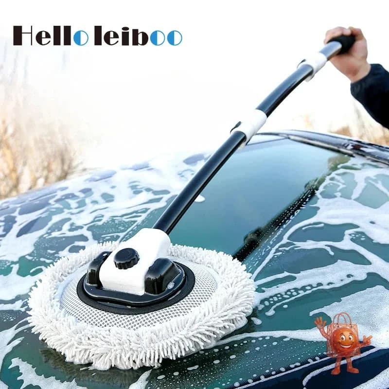 מברשת LEIBOO טלסקופית: לשטוף את הגג בלי סולמות