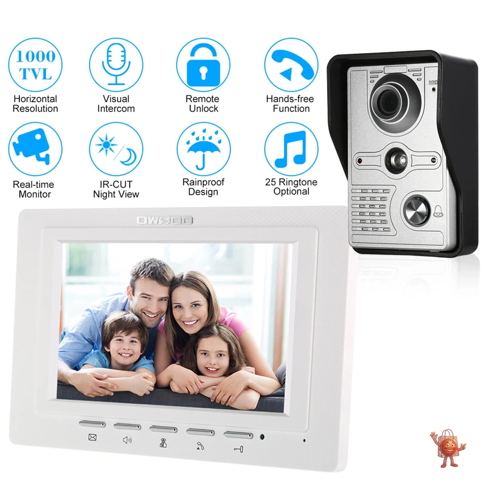 7-inch video door intercom review: does it actually improve home security?
