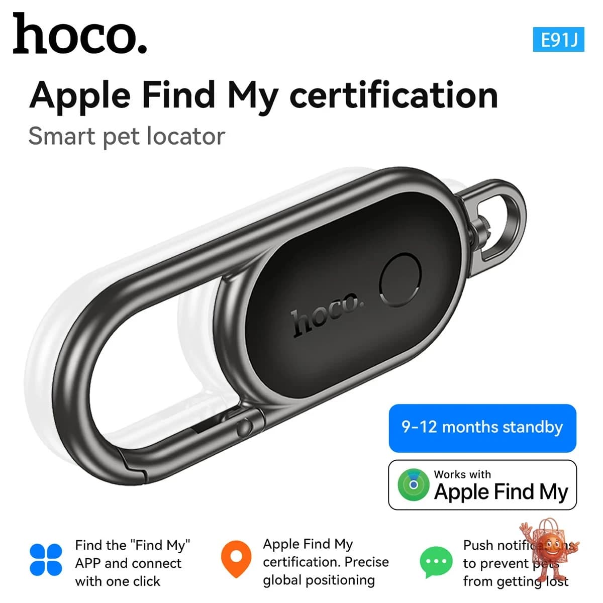 HOCO E91J Review: Metal tracker that actually works with Find My