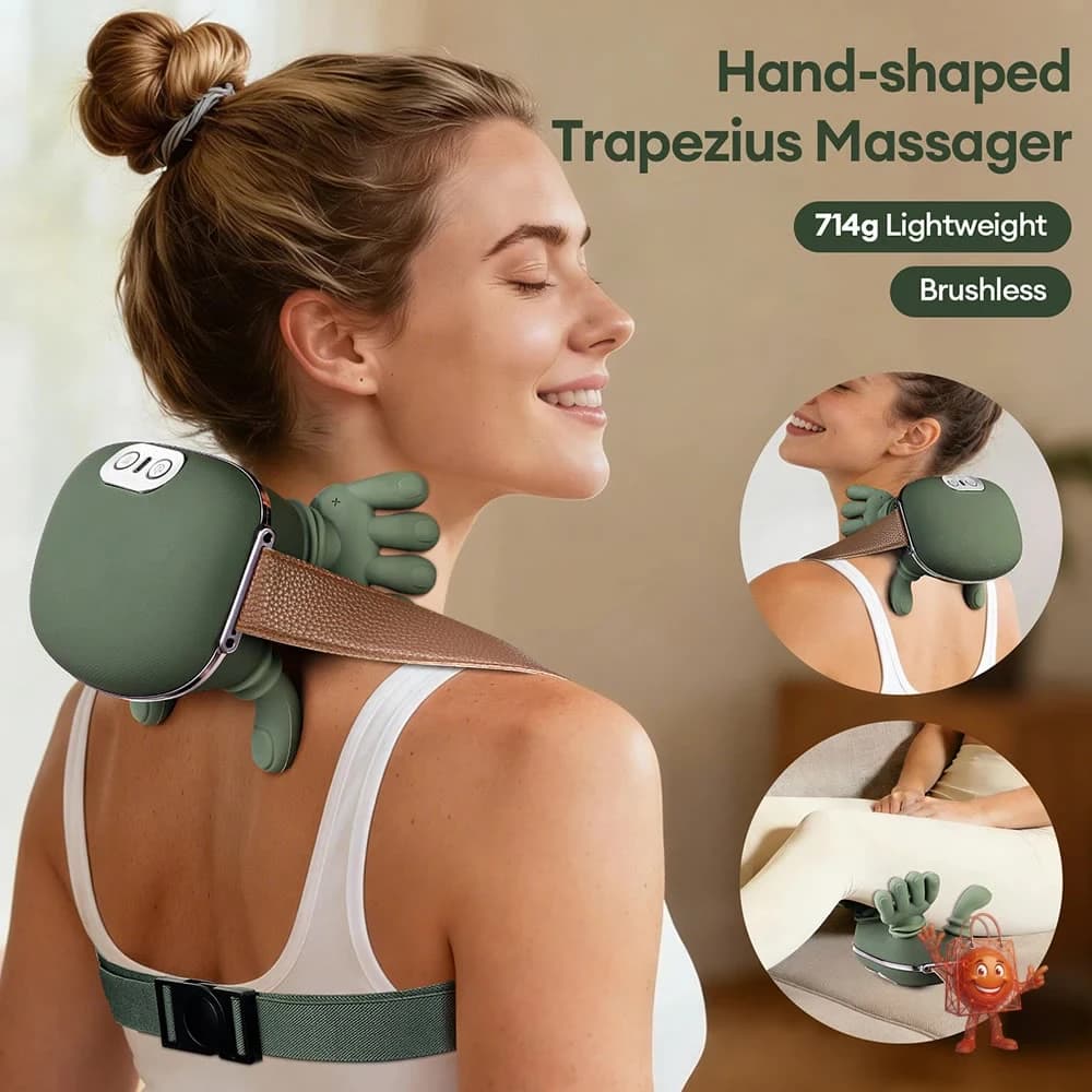 Masajeador de cuello 4D inalámbrico: ¿vale la pena a €31?