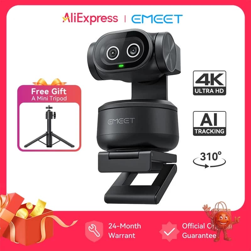 EMEET PIXY 4K PTZ Webcam Review: Worth It at $80?