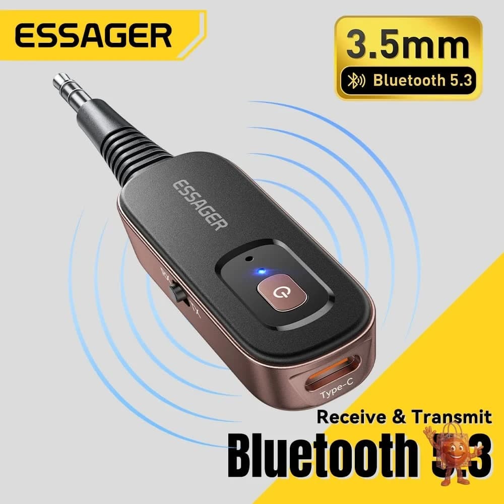 מקלט-משדר Bluetooth ב-18 שקל: בדקתי את ה-Essager 5.1