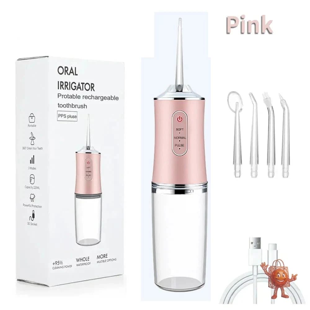A $12 Portable Water Flosser That Actually Works