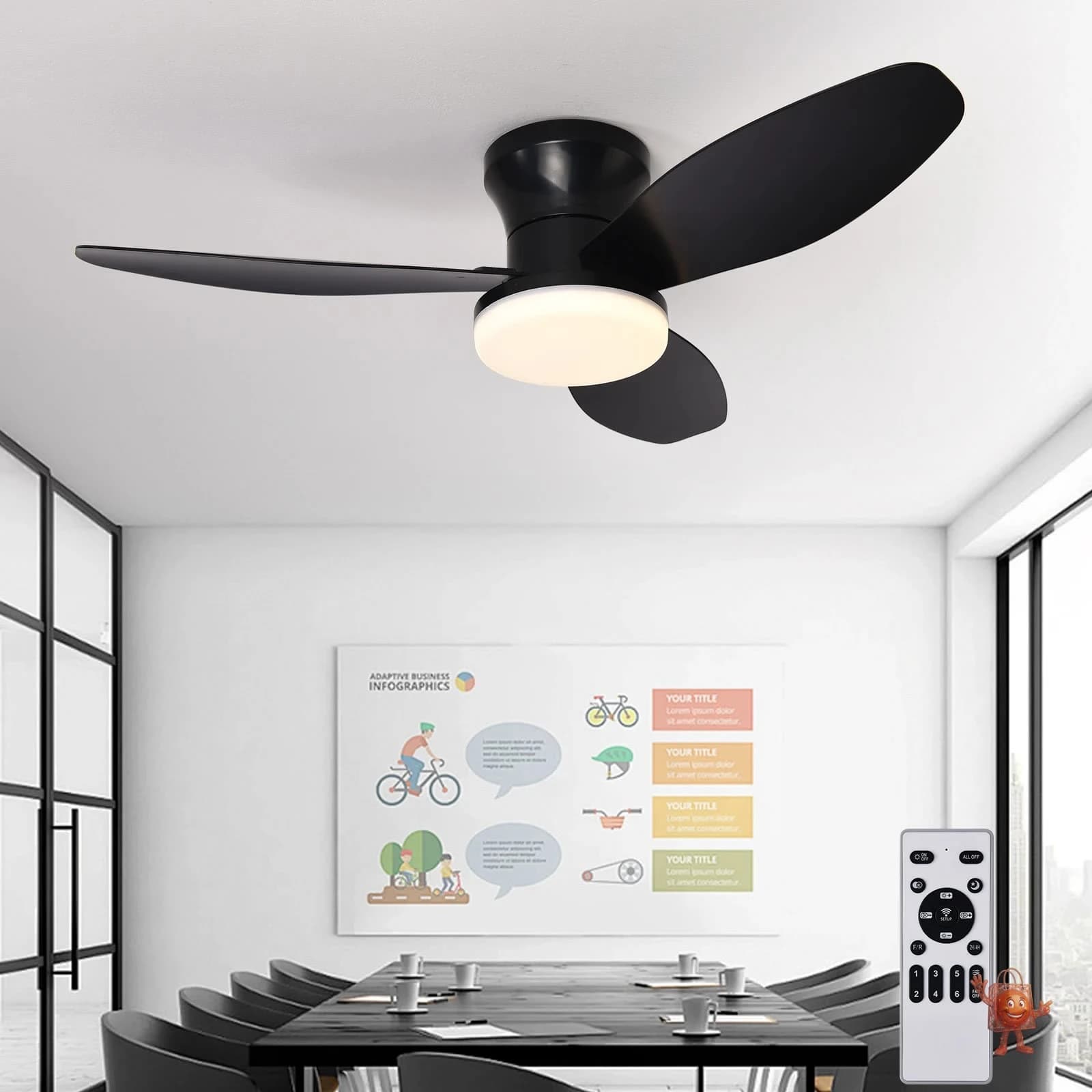 A Ceiling Fan with LED Light for $73 - Surprisingly Hard to Dismiss