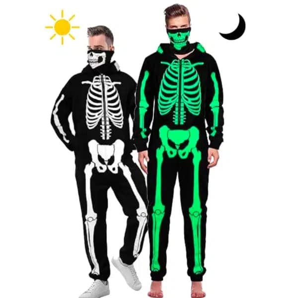 Sudadera esqueleto 3D para hombres