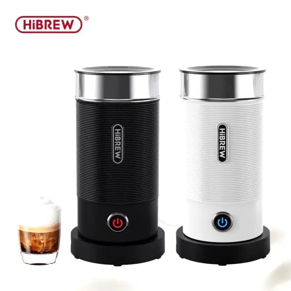 HiBREW Automatic Hot and Cold Milk Frother – Perfect for Latte and Cappuccino