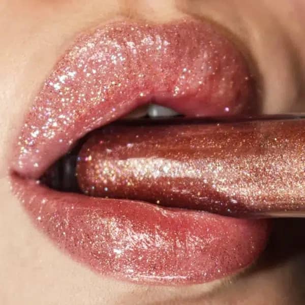 Brillo de labios líquido resistente al agua con diamantes brillante de larga duración mate con purpurina para mujeres maquillaje cosmético