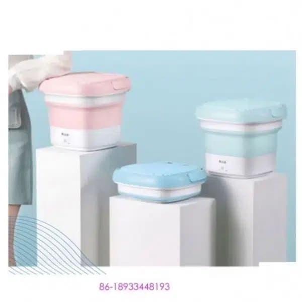 Portable Collapsible Silicone Washing Machine with Dryer