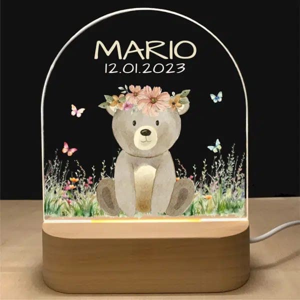 Lámpara nocturna para bebé personalizada