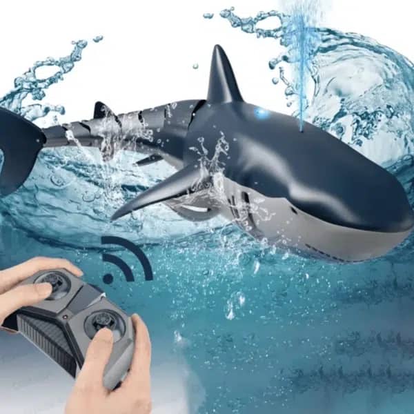 Whale Shark Toy with Remote Control and Water Spray System