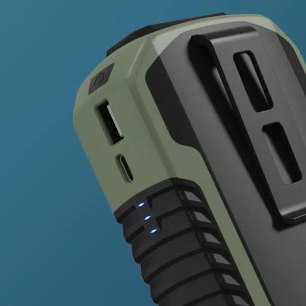 Ventilador portátil colgante con clip de cintura – 6000mAh