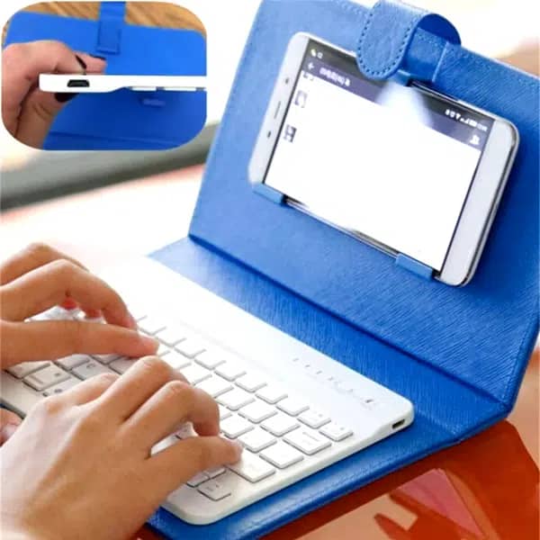 Teclado inalámbrico + estuche soporte