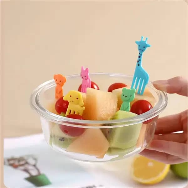 Tenedores de postre con forma de animales