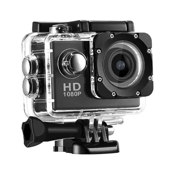 Cámara de acción 4K HD resistente al agua con pantalla de 2.0 pulgadas – Batería 900mAh