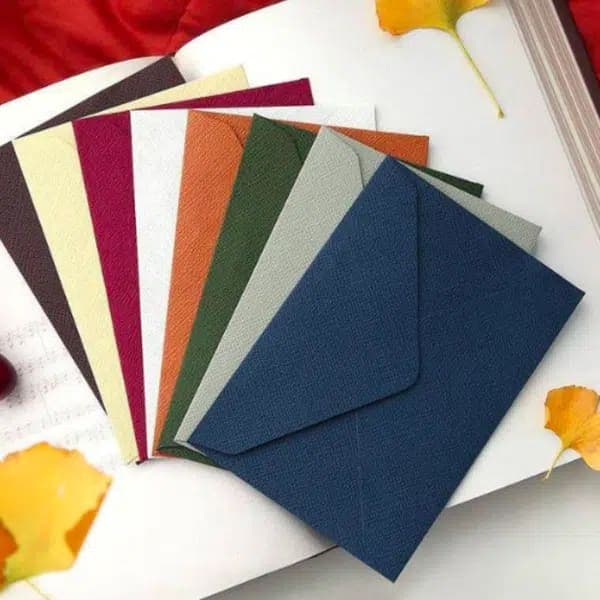 Sobres para bodas e invitaciones – Paquete de 10 unidades con diseño de lienzo