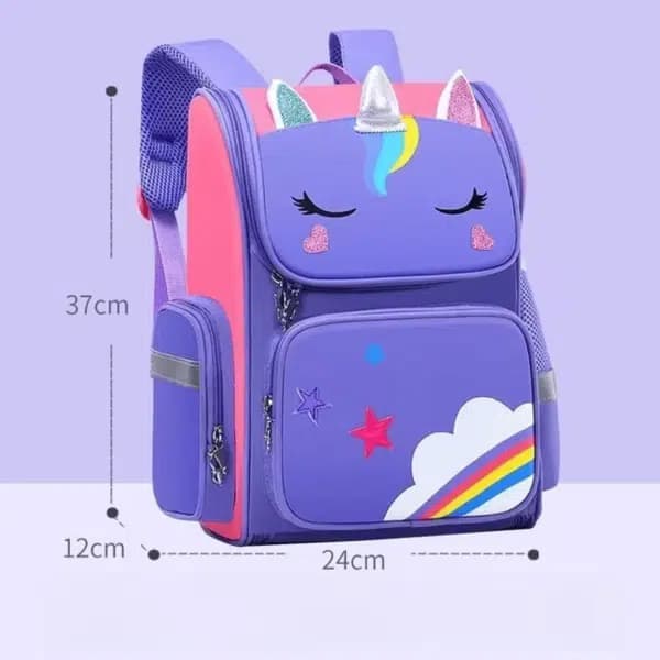 Mochila escolar unicornio con estuche – Set perfecto para niñas