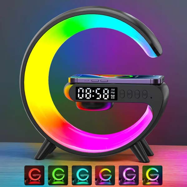 Ночная RGB лампа с беспроводным динамиком
