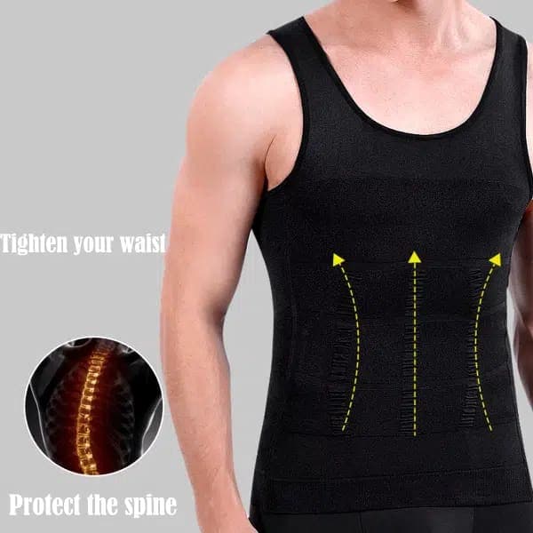 Chaleco de fitness para hombres – Moldeador corporal y reductor de cintura