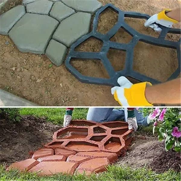 Concrete Grid Template for Sidewalk