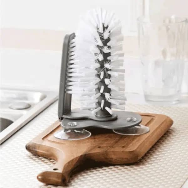 Kitchen Cleaning Brush with Suction Cup