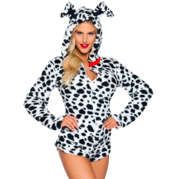 Women's Dalmatian Romper Costume