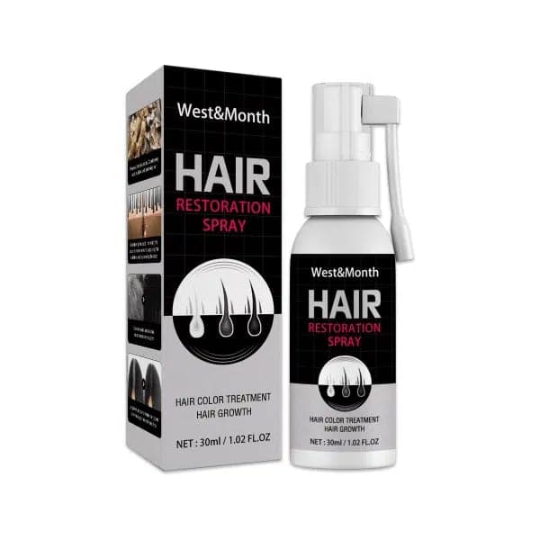 Anti-Gray Hair Spray for Treatment and Restoration