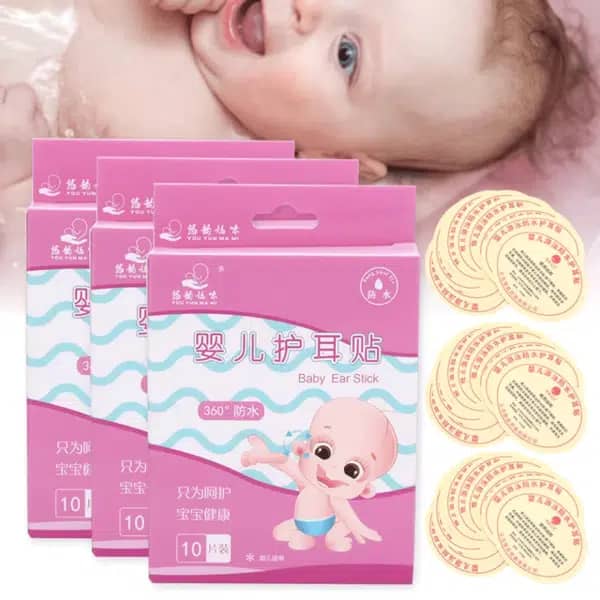 מדבקות אוזניים להגנה מפני מים לתינוקות וילדים