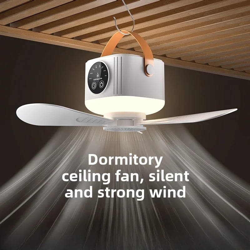 Mini ventilador de techo portátil: ¿vale la pena a €18?
