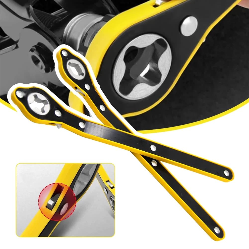 A $6 ratchet handle that makes changing a flat tire less awful