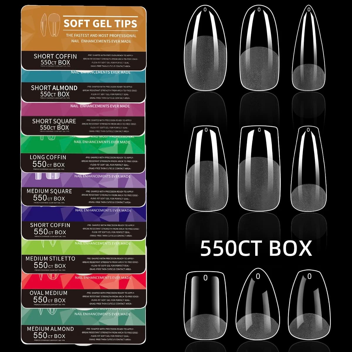 550 tips de uñas de gel: ¿vale la pena a solo €5?