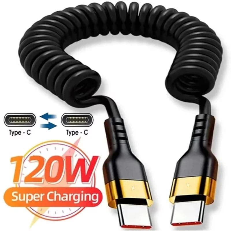 120W USB-C Spring Cable for $2: Honest Review