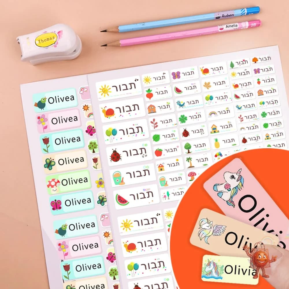 Custom Hebrew Name Stickers Review: Are They Worth $3.58?
