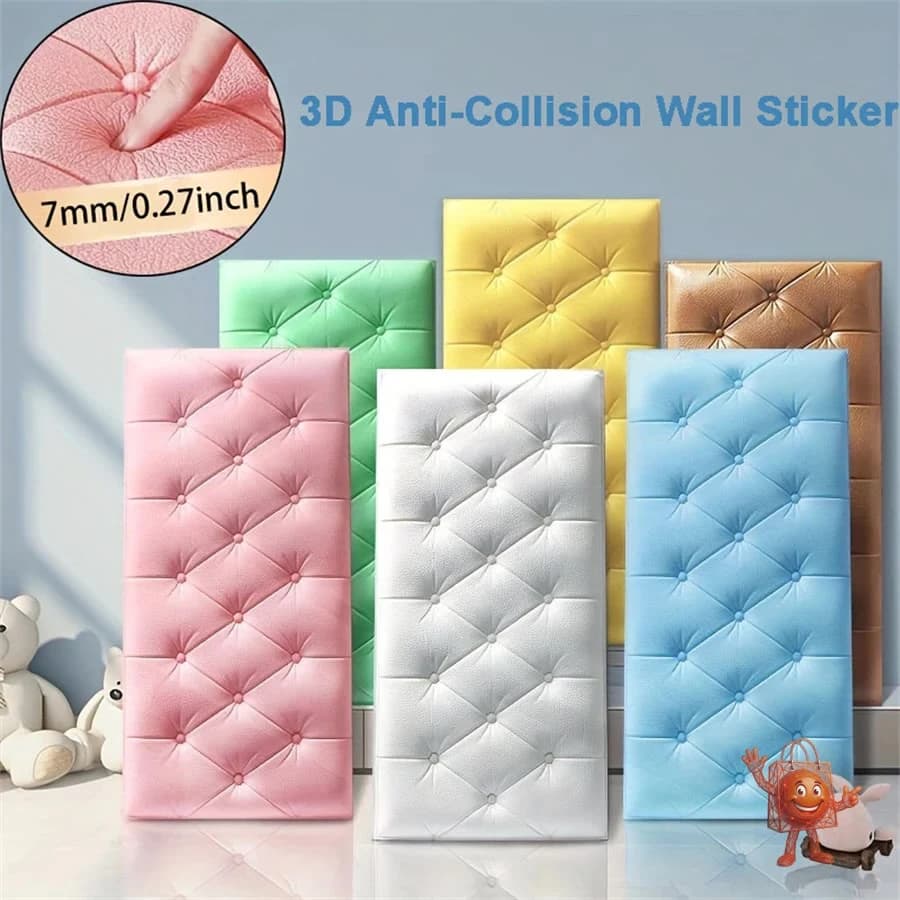 Probé estos stickers 3D de espuma y transformaron mi sala