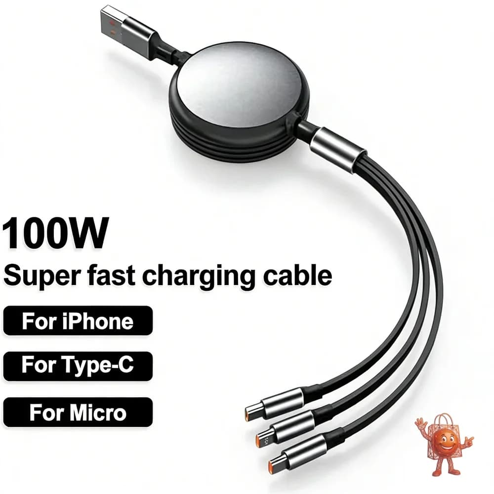 3-in-1 Retractable 100W Cable: Does It Actually Work?