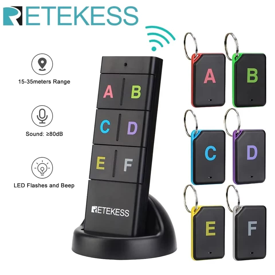 Retekess TH104 RF Key Finder Review: 6 Receivers, No Phone Needed