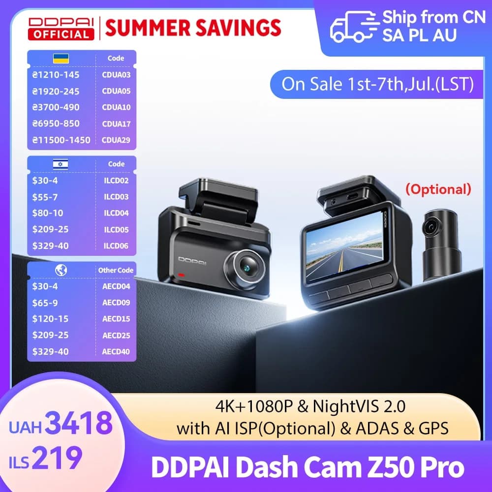 DDPAI Z50 Pro 4K: ¿Vale la pena esta cámara de auto?