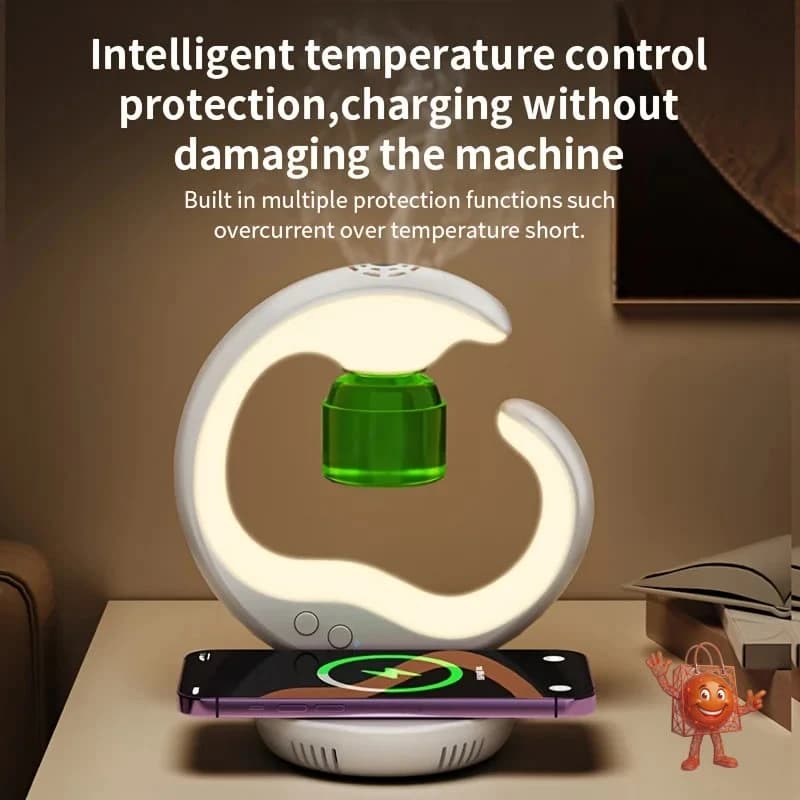 3-in-1 USB Desk Lamp: Wireless Charging + Mosquito Repeller + Light