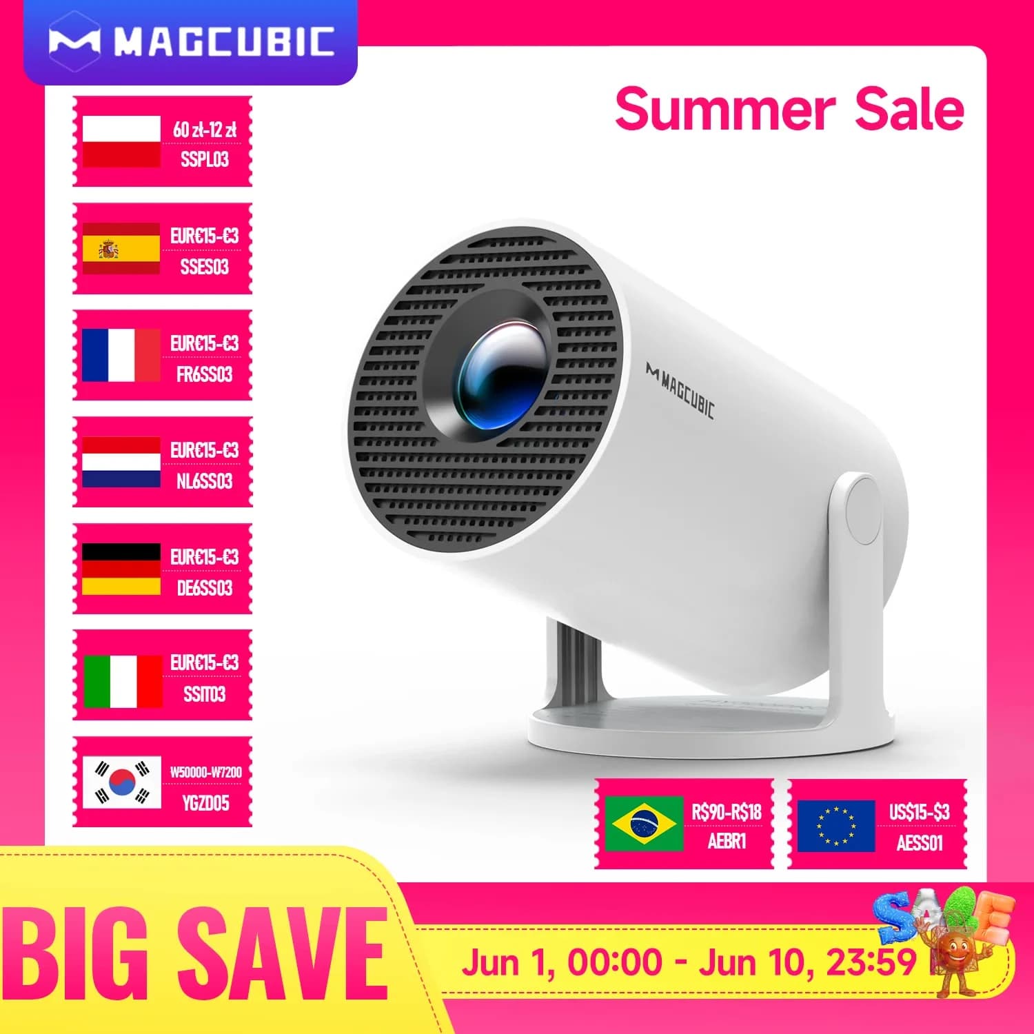 Magcubic HY300 Pro: Proyector 8K Android que probé por 3 meses