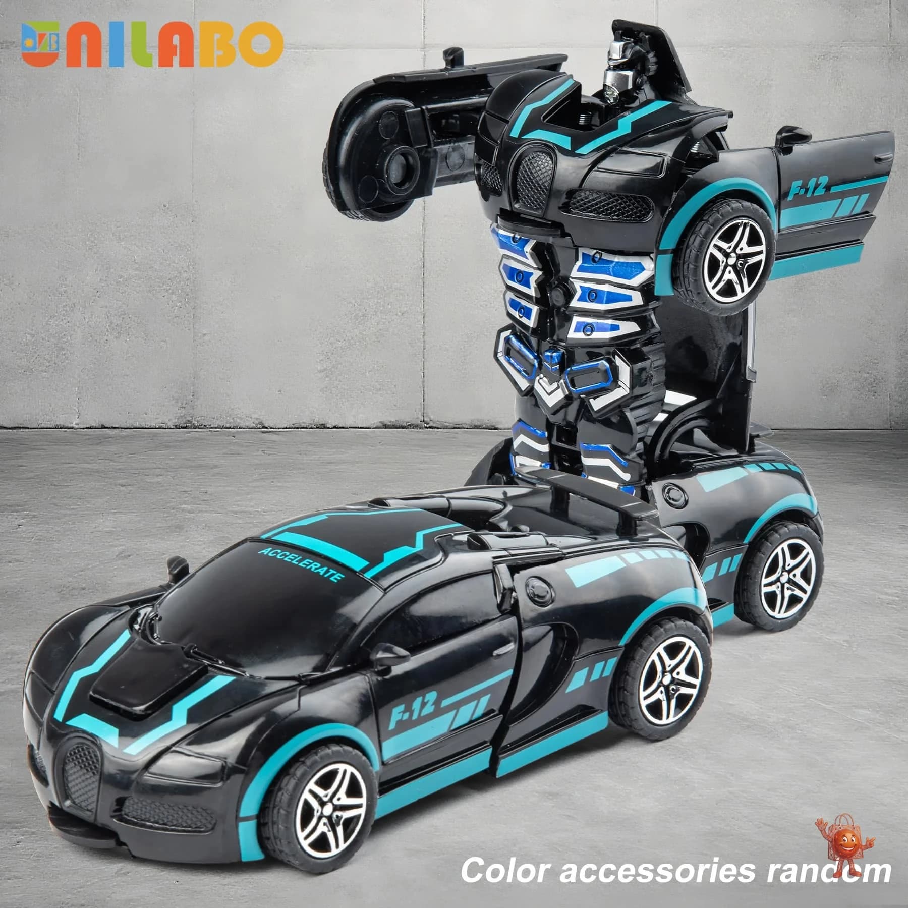 Robot Transformador que Cambia de Auto a Robot Sin Baterias por €3