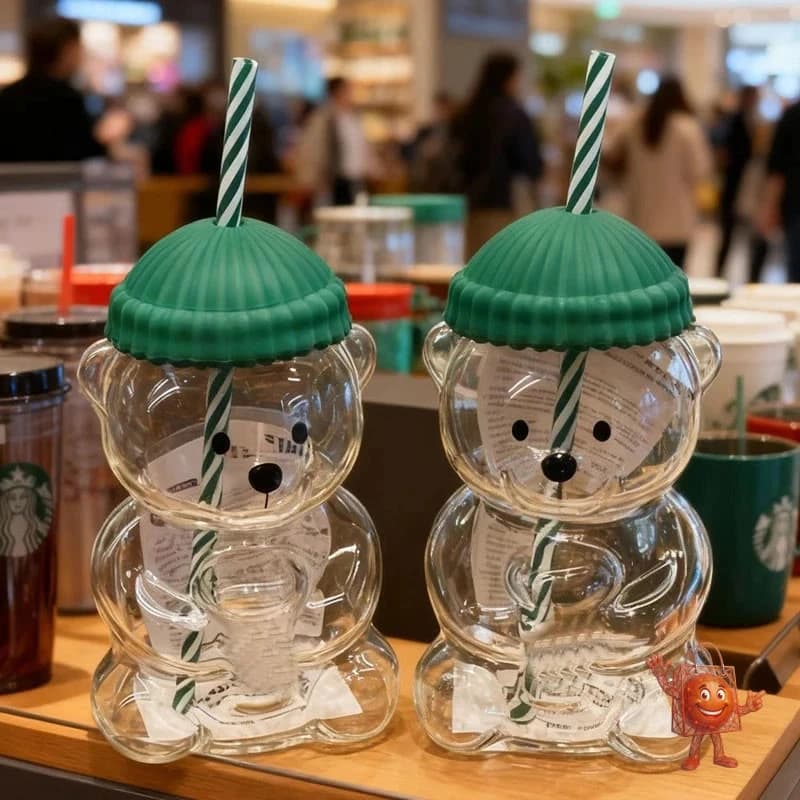 Bear Glass Cup Review: The Viral Starbucks Trend for Just $4.23