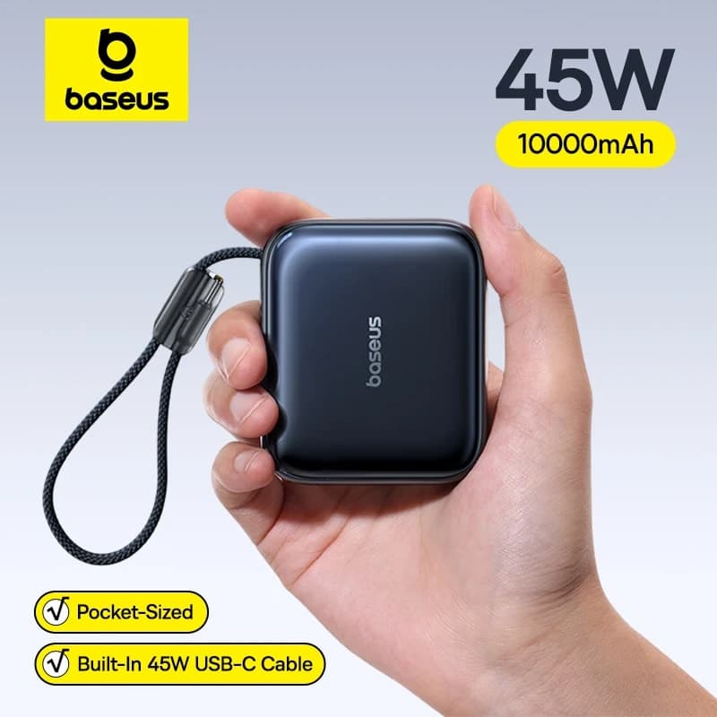 Baseus PicoGo 45W: מטען נייד מיני שבאמת מתאים לכיס
