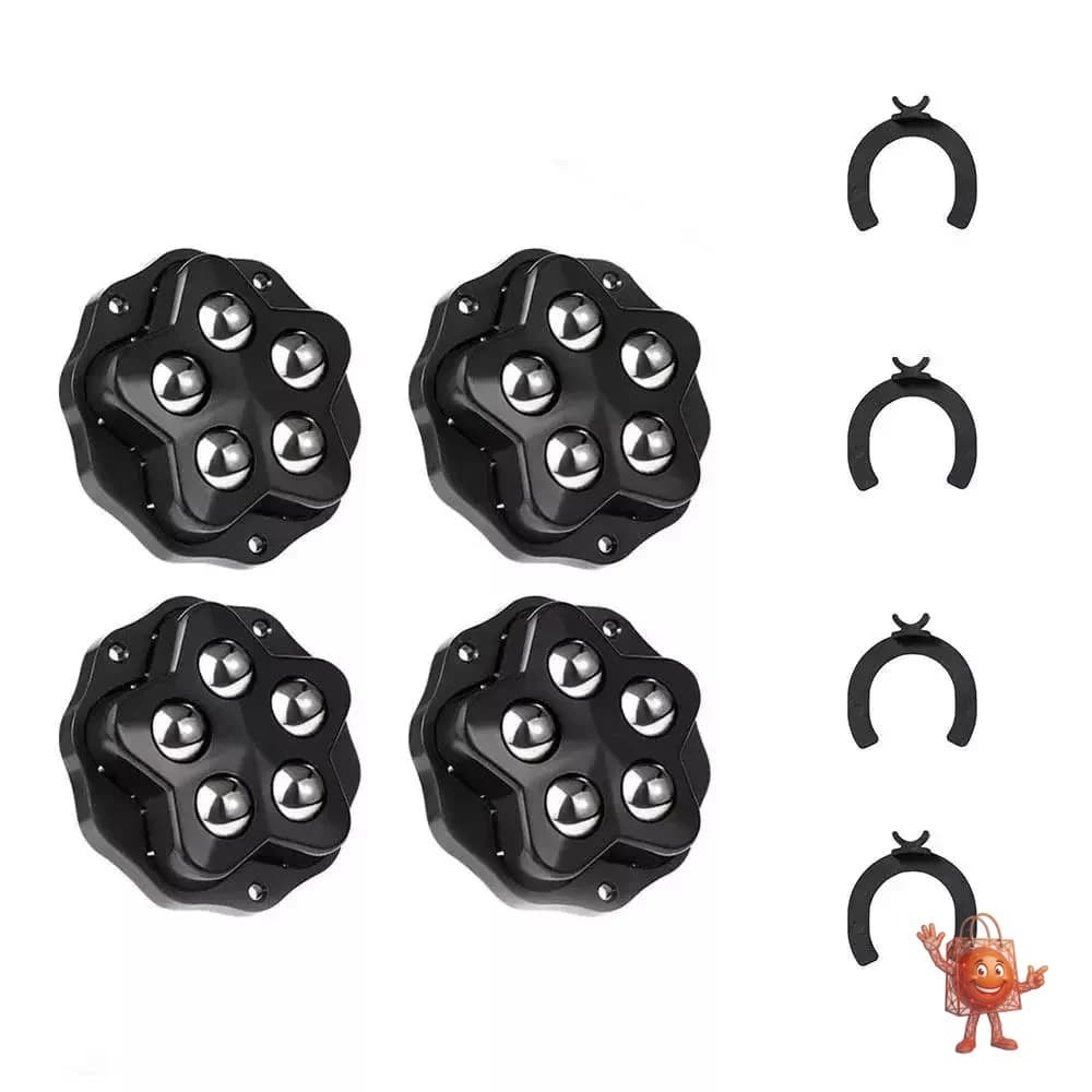 4 Ruedas Adhesivas 360° para Muebles por Solo €4.34