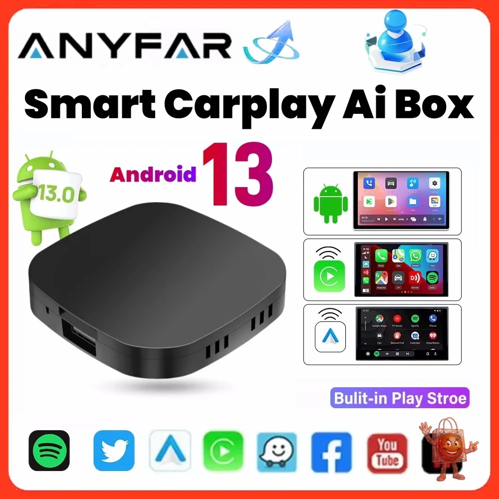 CarPlay AI Box Android 13 Inalámbrico por €29 — ¿Vale la pena?