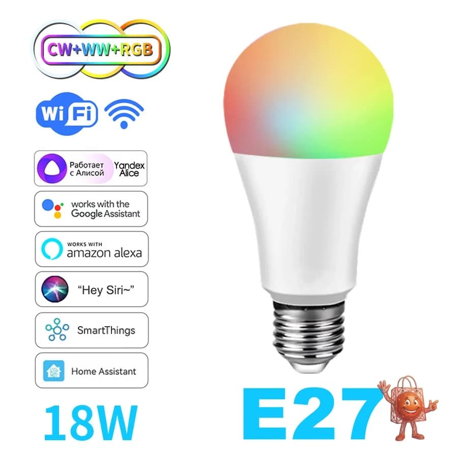 נורה חכמה WiFi RGB ב-₪18: בדקתי אם זה שווה את זה