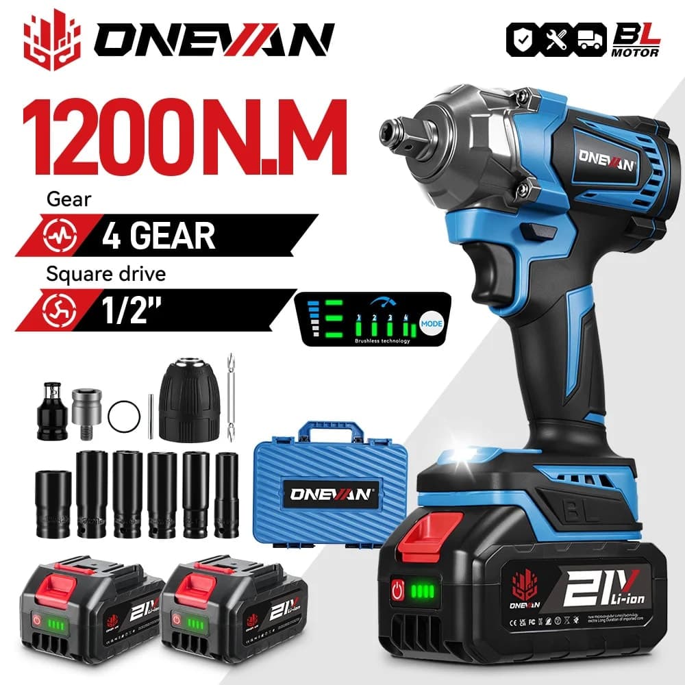 ONEVAN 1200N.m: ¿Vale la pena esta llave de impacto en AliExpress?