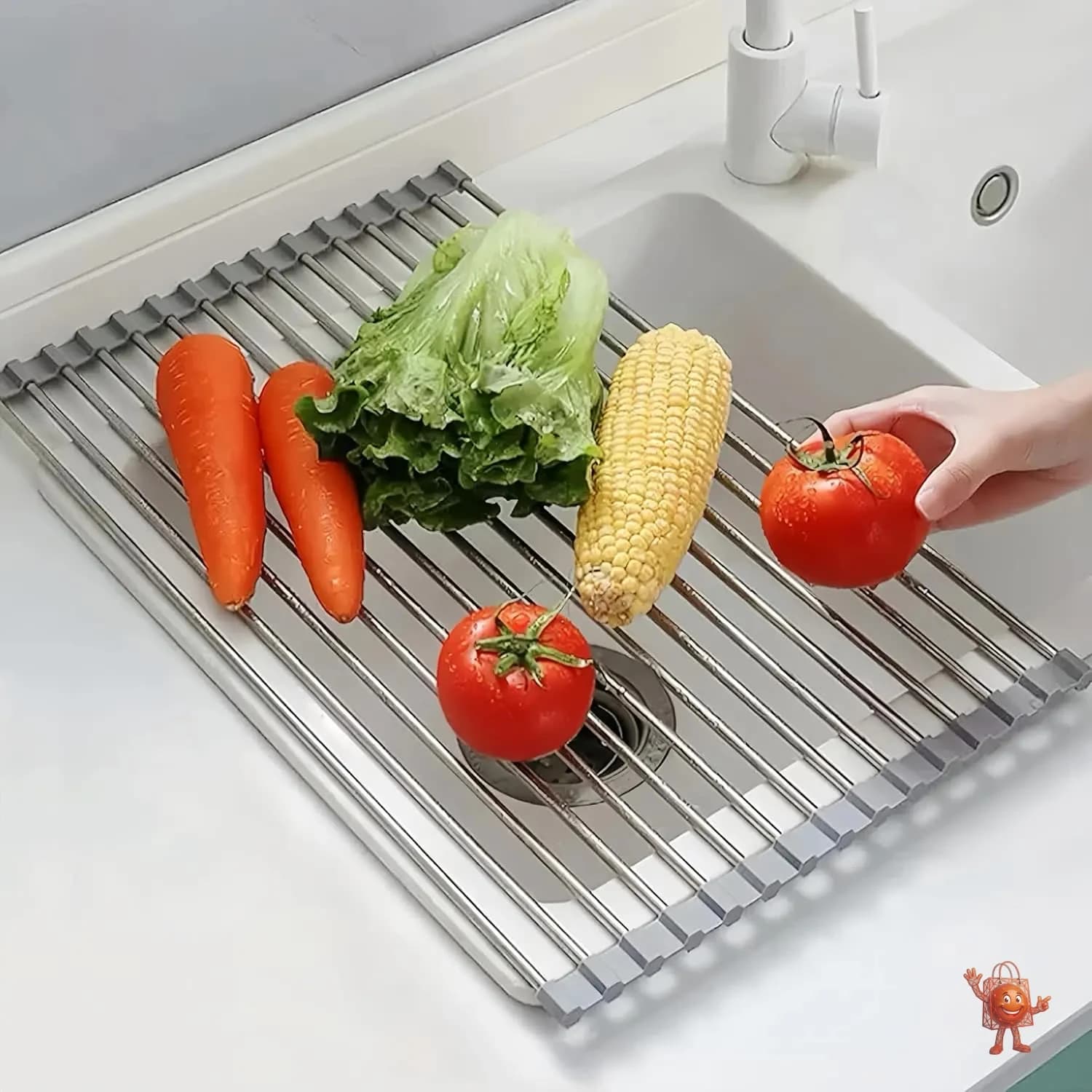 מתקן ייבוש כלים מתקפל מנירוסטה ב-22 שקל — כדאי?
