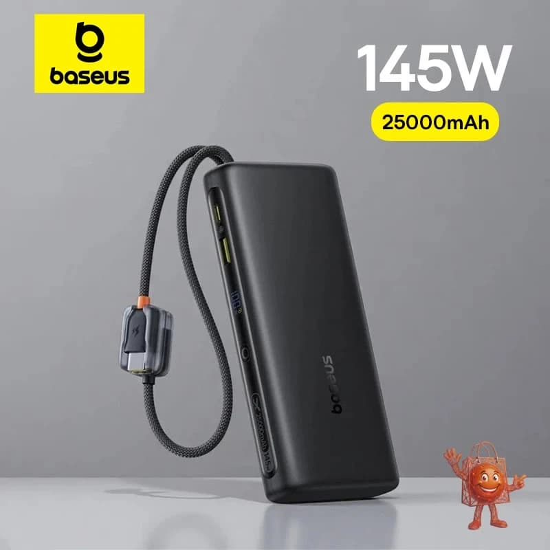 Baseus 145W 25000mAh: אחרי שבדקתי — הנה מה שצריך לדעת